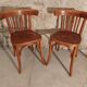 Paire de chaises bistrot 5 barreaux