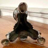 Paire de lampe de table de style Louis XIV du 19ème siècle en métal argenté