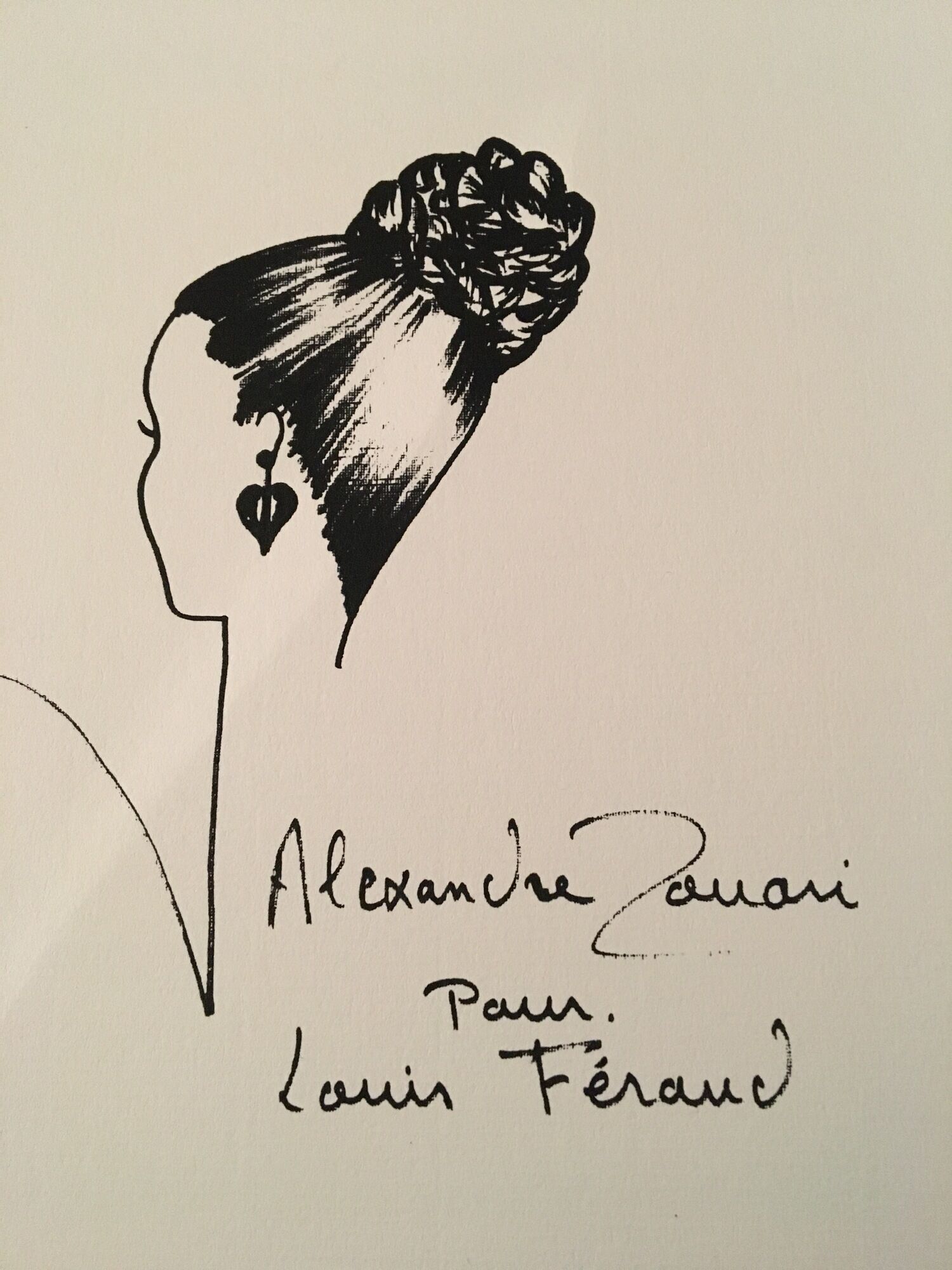 Press fashion illustration Alexandre de Paris