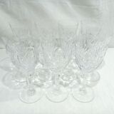 saint-louis- model chantilly 11 water glasses