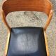 Sled chairs Baumann + table with extensions