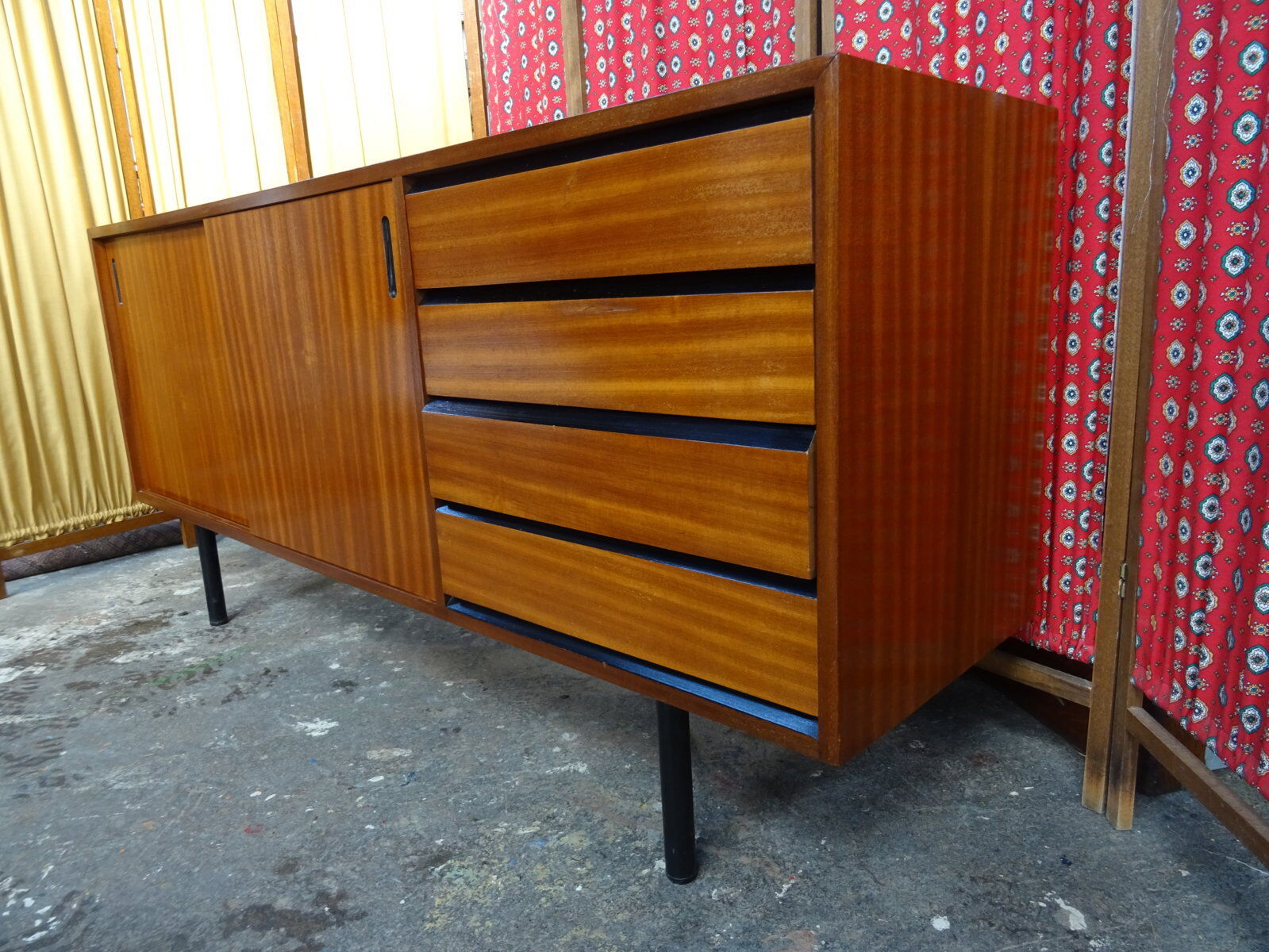 Scandinavian sideboard sliding doors