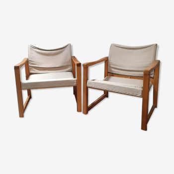 Safari designer armchairs karin mobring model diana