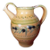 VINTAGE PROVENCAL POTTERY JAR PITCHER OLIVE DECOR