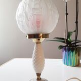Art deco opaline lamp