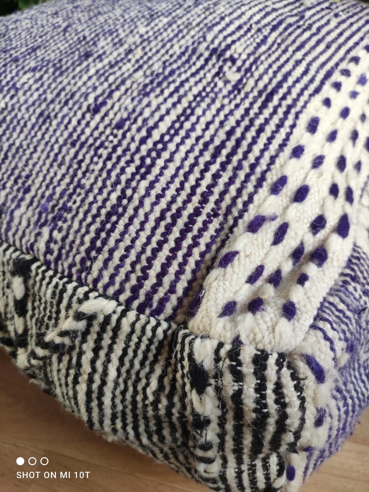 Berber pouf boujad oldschool 60cm by 60cm by 25cm