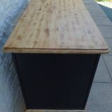 Three-drawer desk in solid pine – Completely revamped