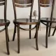 Set of 4 TON wooden dining chairs, 20th century, Czechoslovak, 90 × 46 cm