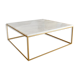 Square coffee table 100x100 marble ibiza