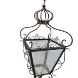 Wrought iron lantern