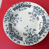 Set of 5 Salins ironstone soup plates