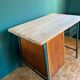 Bureau fer et bois