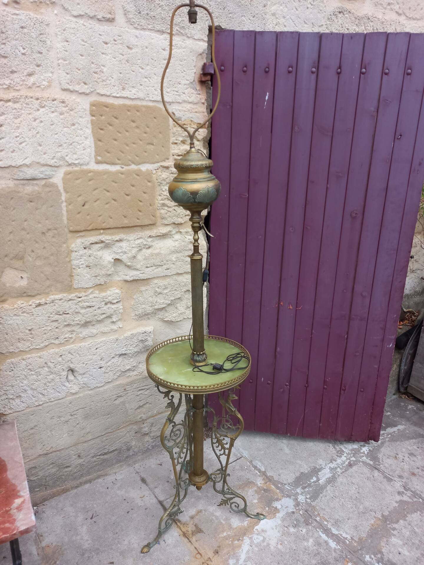Gueridon de fumeur napoleon 3
