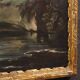 Great 18th century Italian painting, landscape with genre scene