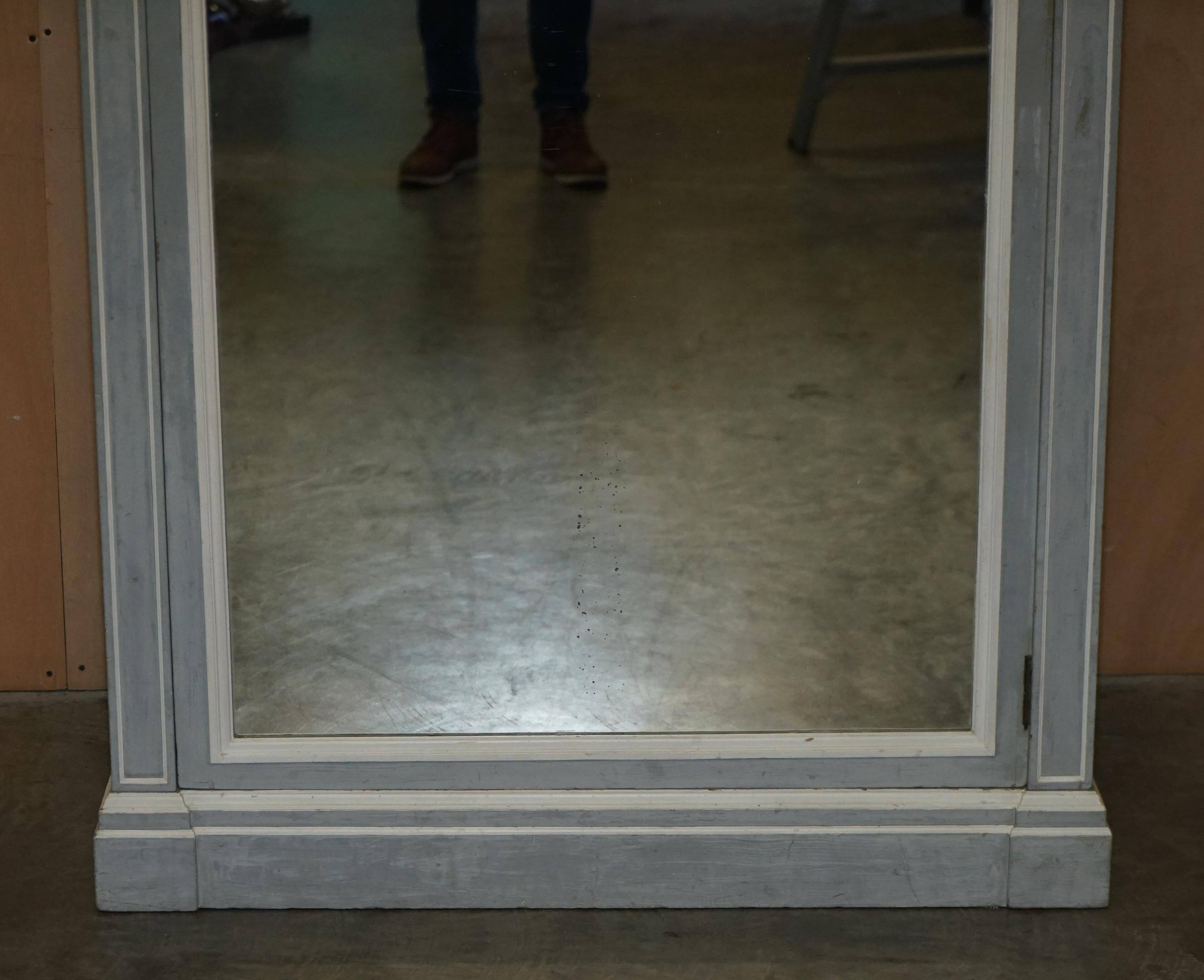 Antique wardrobe Mellier & Co with mirror door