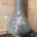 Lampe à pétrole vert céladon