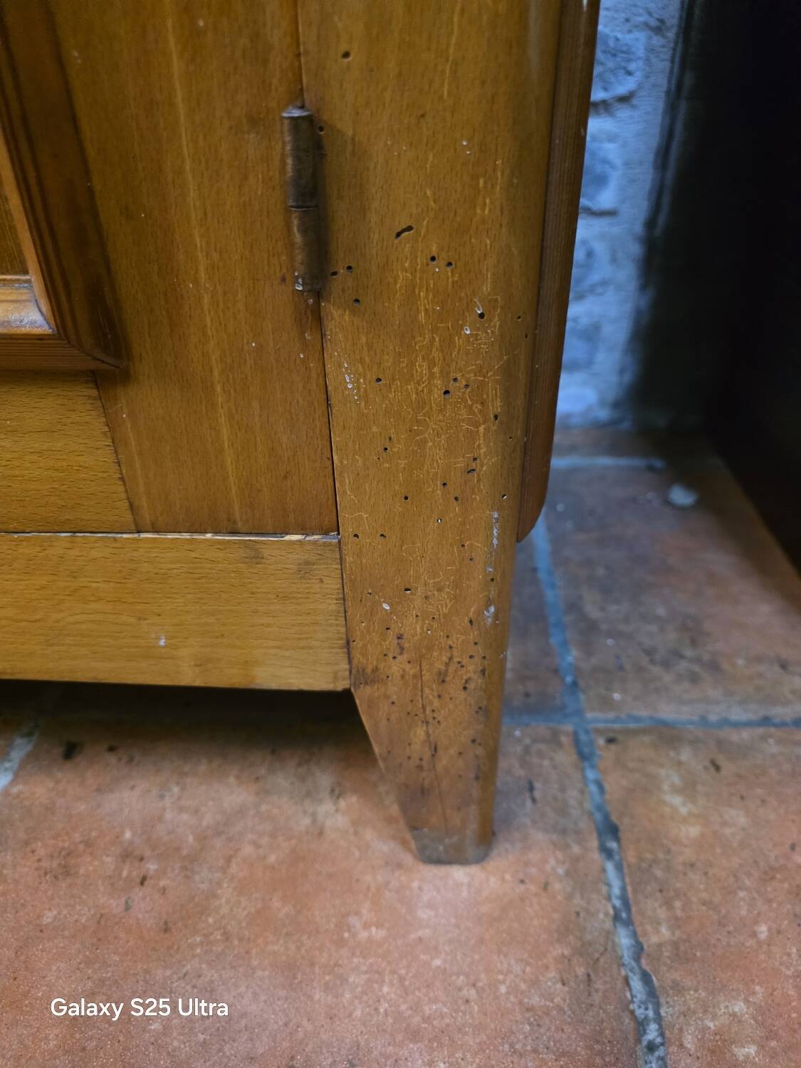 Vintage school locker from the 1960s