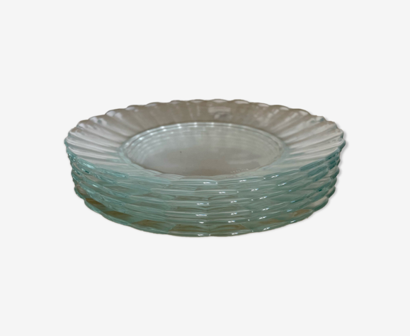 6 assiettes a dessert vintage