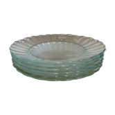 6 assiettes a dessert vintage