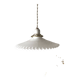 Suspension en opaline blanche