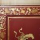 Buffet chinois antique papillon laquée peinte à la main
