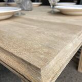 Rectangular table in raw wood
