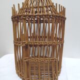 Rattan bird cage