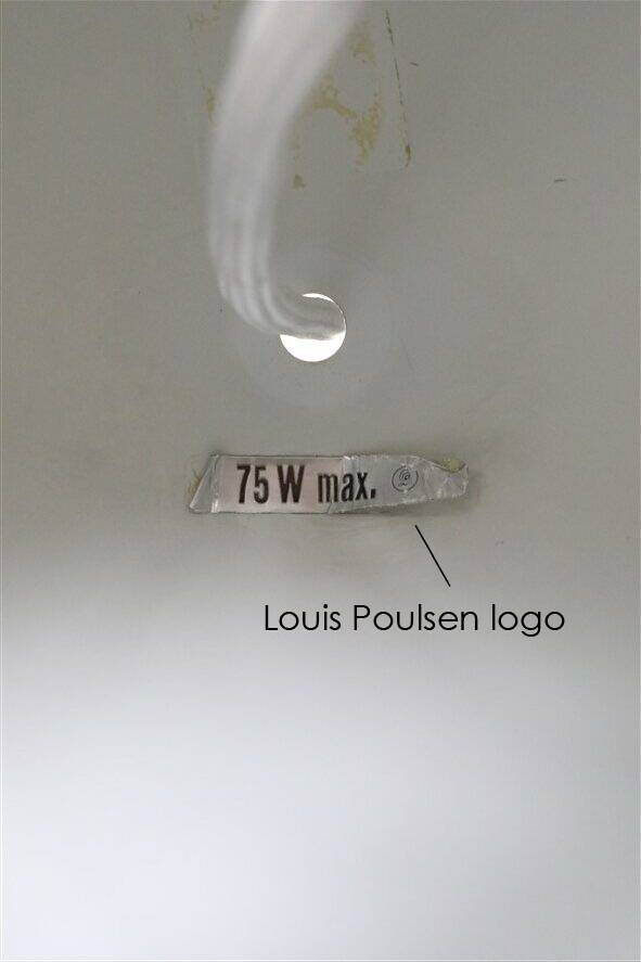 Set of 3 original Louis Poulsen / Verner Panton “Topan” pendant lamps / mid-century Danish modern design / 1960s / 1970s