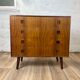 Vintage Scandinavian rosewood chest of drawers by Horsens Møbelfabrik, 60s