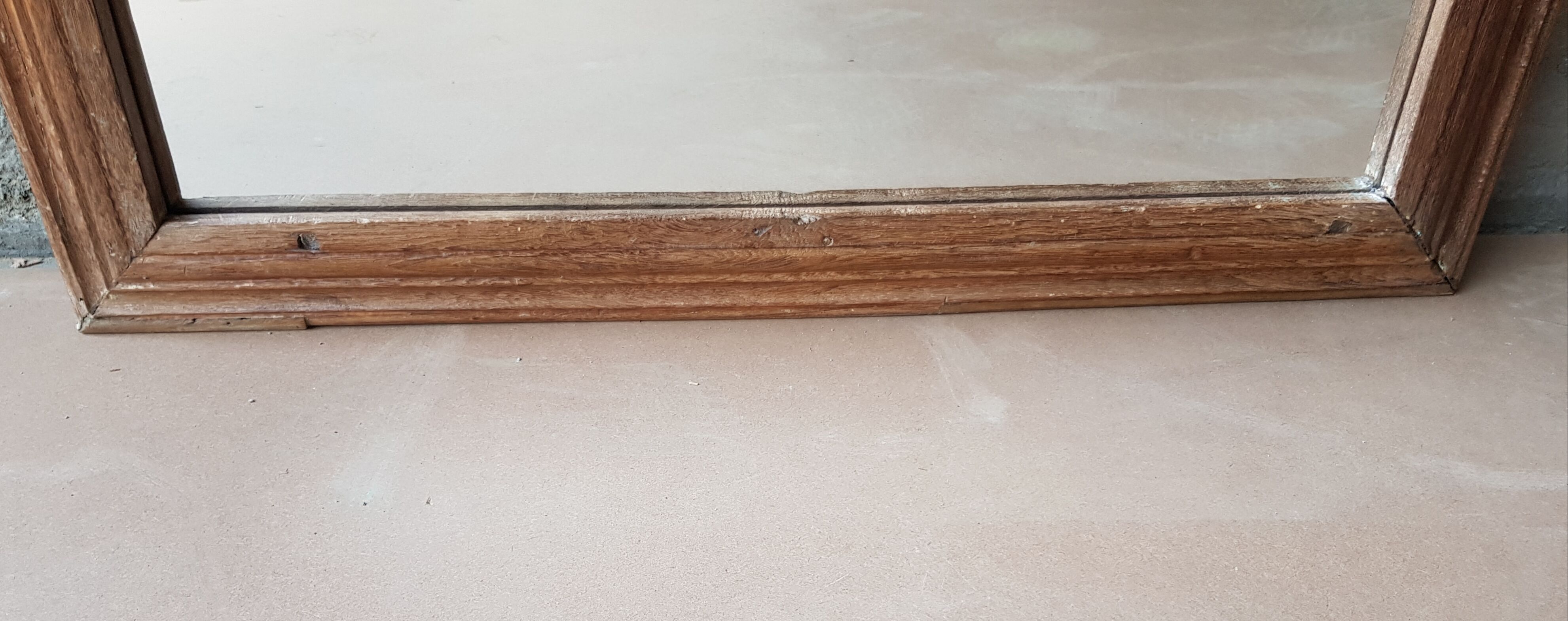 Ancient Burmese teak mirror