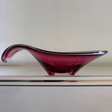 Scandinavian blown glass bowl Paul Kedelv 1950s