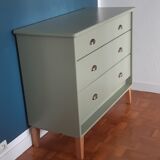 Commode scandinave vert forest