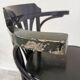 Black Vintage Bentwood Bar Chair in Thonet Style, Mid-Century 1970s