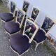 Set of 6 Louis XVI dining chairs