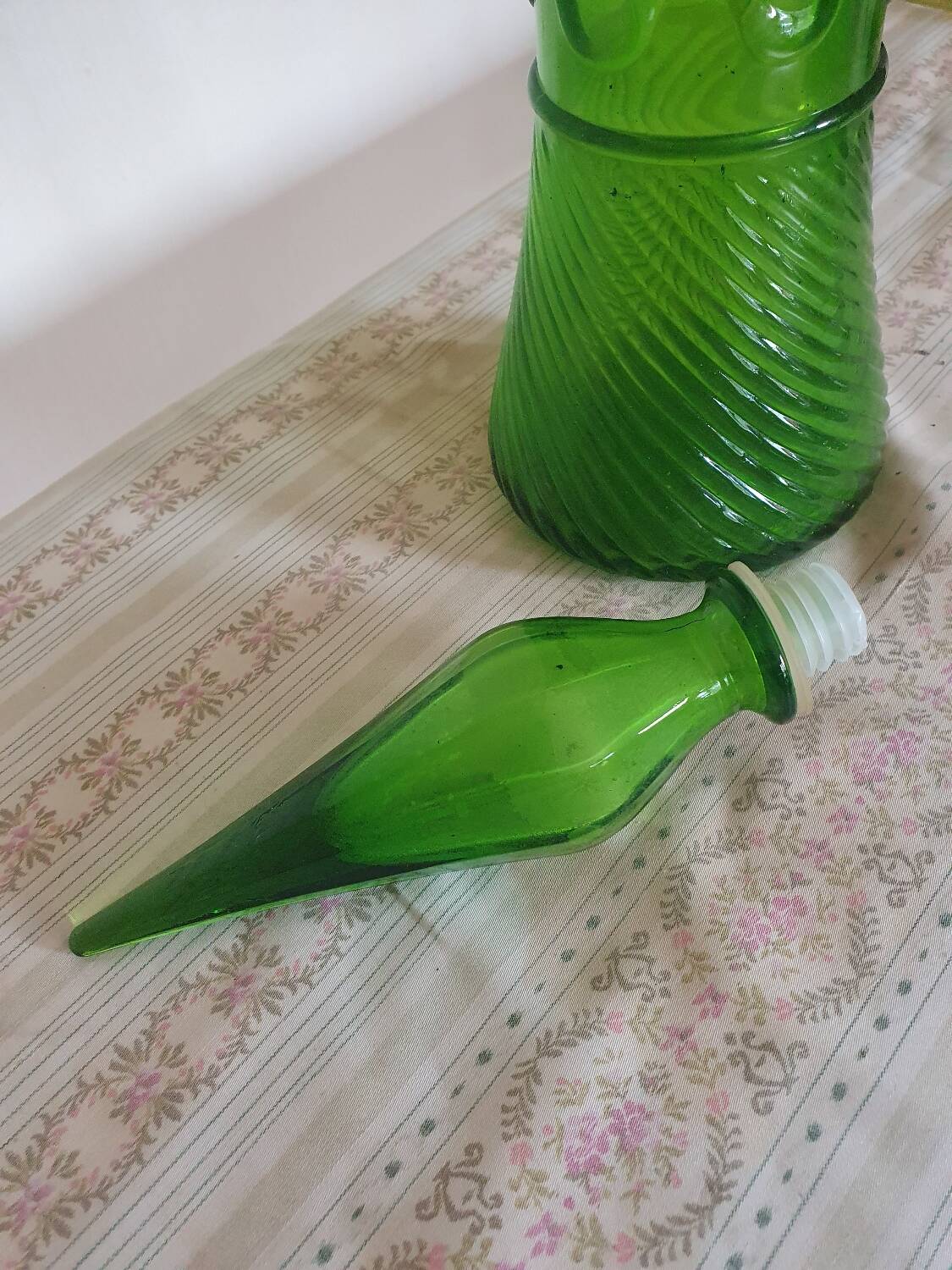 Large colored carafe