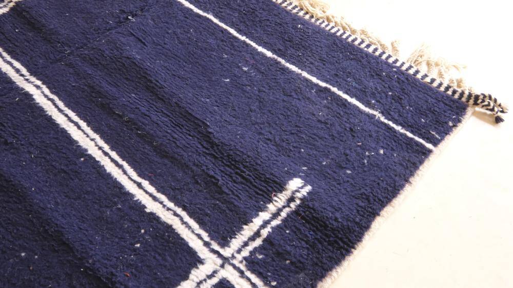 Modern Blue Rug - 284 x 207 cm