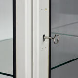 Vintage Iron And Glass Medical Cabinet, 1970s