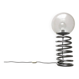 Floor lamp with spiral bulb from the German space age mid-century by Ingo Maurer for M-Design, 1960s.