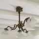 Bronze chandelier 4 tulips