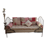 Banquette ancienne en fer forgé