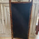 Old bamboo screen and painted sheet metal 82x60