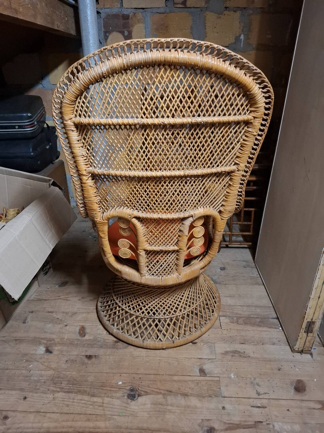 Emmanuelle rattan armchair