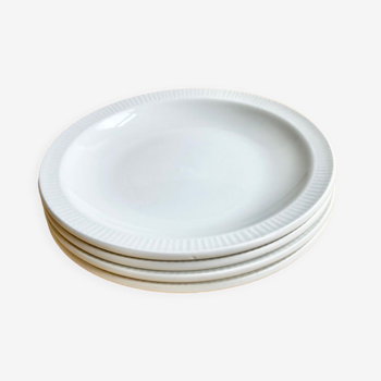 4 plates Bistrot Sarreguemines 1970