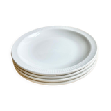 4 plates Bistrot Sarreguemines 1970