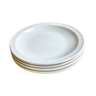 4 plates Bistrot Sarreguemines 1970