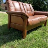 Stressless sofa two place in brown leather model Buckingham ekornes
