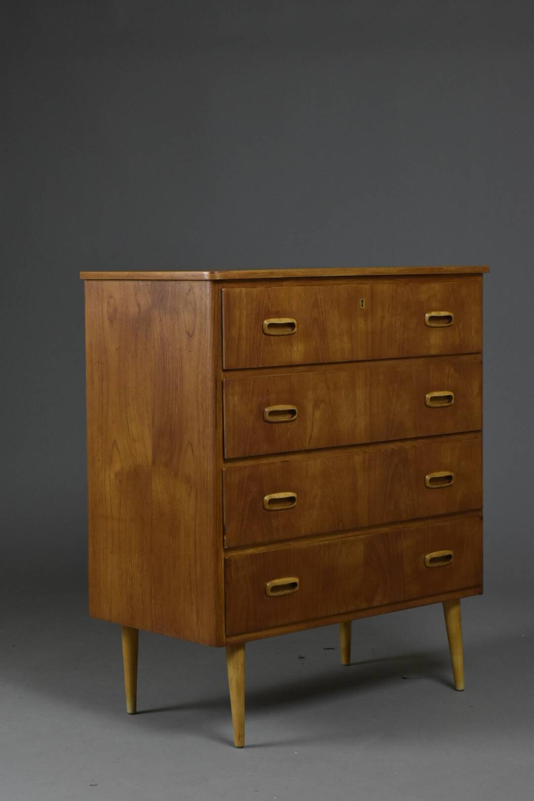 Scandinavian Teak Chest of Drawers, 1960s