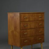 Scandinavian Teak Chest of Drawers, 1960s