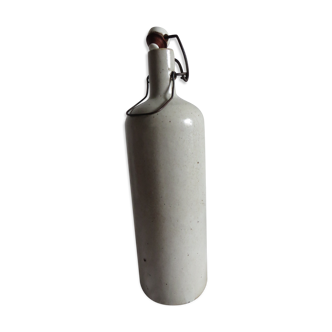 Varnished stoneware bottle