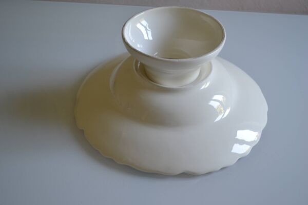 Geneviève Lethu '' Mado '' grande coupe faïence barbotine D: 38 cm